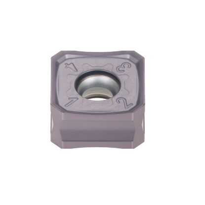 Picture of TUNGALOY SNGU1307ANEN-MJ AH120 Milling Insert Square AlTiN Carbide 0.019 Corner Radius