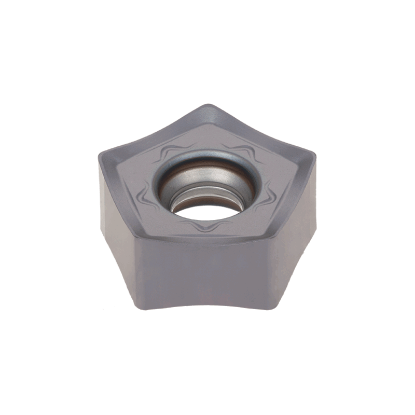 Picture of TUNGALOY PNMU0905GNEN-MJ AH120 Milling Insert Pentagon AlTiN Carbide 0.031 Corner Radius