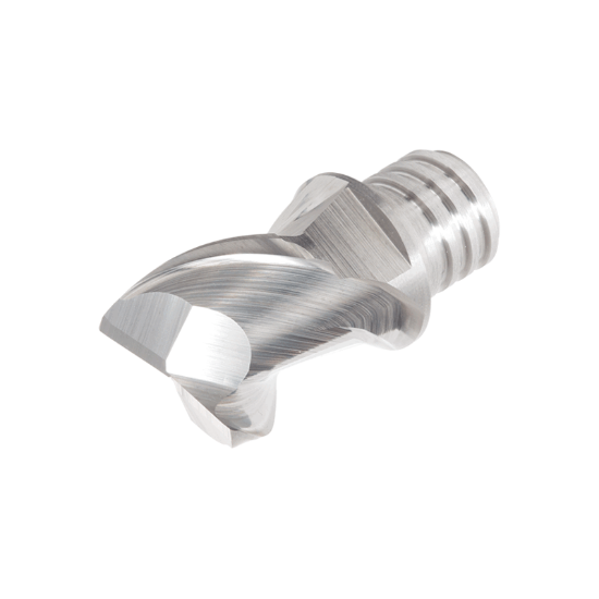 Picture of TUNGALOY VEE037L27R000AU02S06 KS15F DIA 3/8 SH T08 LOC 0.2700 OAL 0.5100End Mill,Replacable Head Standard Flute High Helix Carbide Uncoated Single End Square TUNG MEISTER