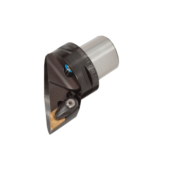 Picture of TUNGALOY C6ADJNR45065-15N Quick Change Stick Tool 55.0° Insert EcoTurn Toolholders , ISO 26623 1 (TungCap) , Neg,J style, 93deg Approach , Steel PSC "Capto Type" 2.362 Shank