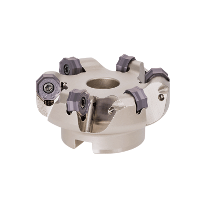 Picture of TUNGALOY TASN13U5.00B1.50R14 Milling Cutter 43.0° 5.000 Cutter Diameter Shell Arbor 1.5000 14 Flute