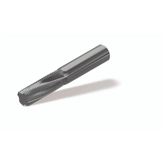 Picture of ADVENT Tool 581412-1CSF6V Carbide Thread Mill 14.00TPI UN 0.495 Cutter Diameter Cylindrical 0.5000 Shank AlTiN