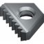 Picture of ADVENT Tool ATM-410A3SAPC Indexable Thread Mill Int / Ext 3.00TPI Pitch Carbide TiN Coating