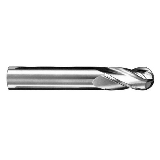Picture of AWARD BR-1624TIN DIA 1 SH 2.00 LOC 6.00 OAL 9.50 End Mill Taper Flute HSS TiN Single End Square Sharp