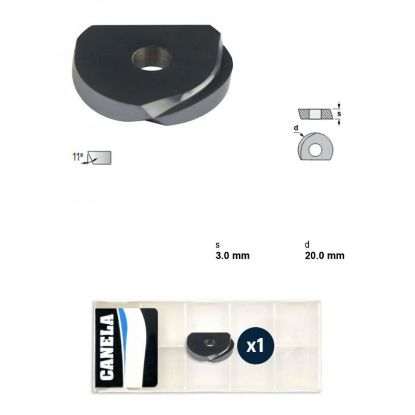 Picture of CANELA Tool HPR20TL20 Milling Insert Ball Mill TiAIN