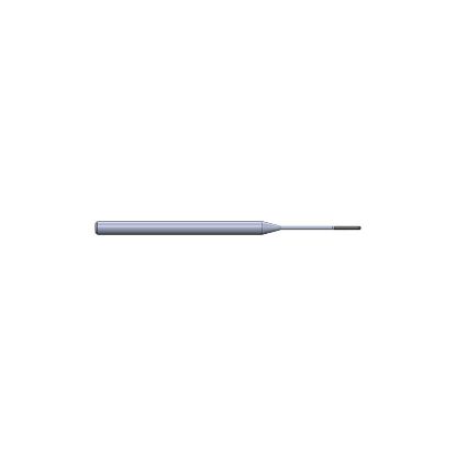 Picture of CRYSTALLUME P820-200926-1 End Mill Ball Nose High Helix Deep Cavity End Mill Ball End 0.031 Diameter 0.125 Shank 2.500 OAL 0.250 LOC4 Flute Diamond