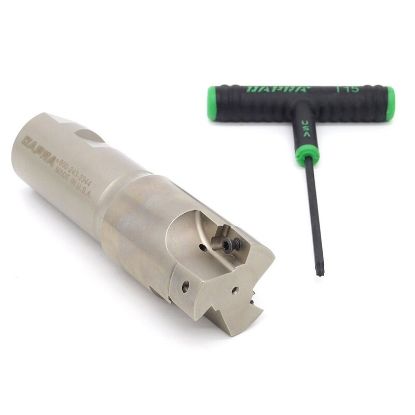 Picture of DAPRA SSEM1500-1250-R55-3 90.0°, End Mill 1.500 Cutter Diameter Weldon 1.250 Shank 4.780 OAL 3 Flute