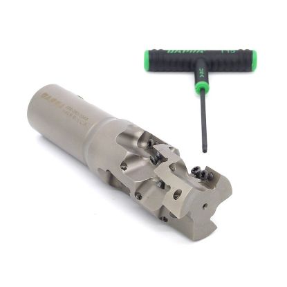 Picture of DAPRA HREM1500-1250-R55-3-215 90.0°, Corn Cob 1.500 Cutter Diameter Weldon 1.250 Shank 5.650 OAL 12 Flute