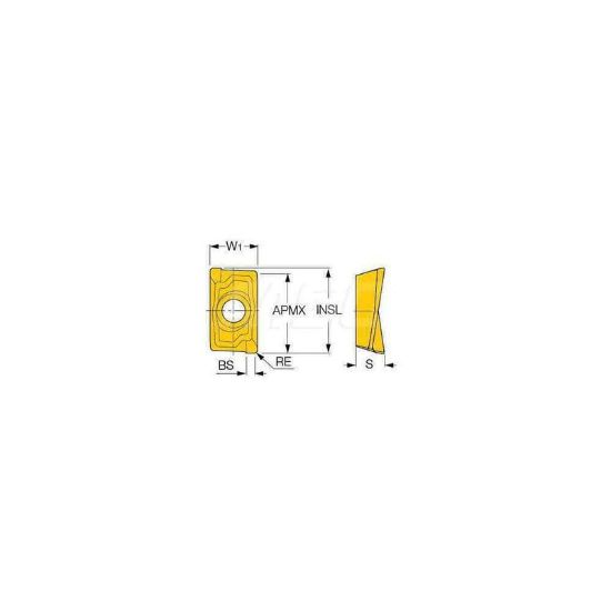 Picture of CANELA Tool ADMT1503PDERTIN25 Milling Insert Paralelagram TiN + TiC + TiN
