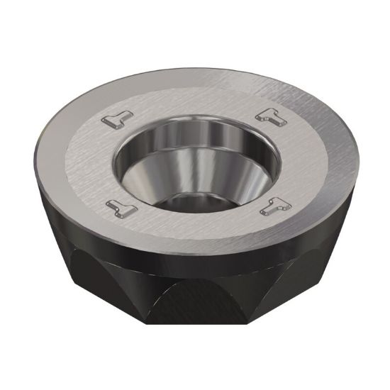 Picture of DAPRA RXCH63-T DMP25-HP Milling Insert Round 0.375 Corner Radius AlCrN