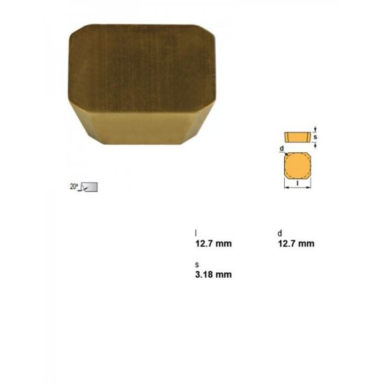 Picture of CANELA Tool SEKN 43AFSN-3DTL40 Milling Insert Square TiAIN