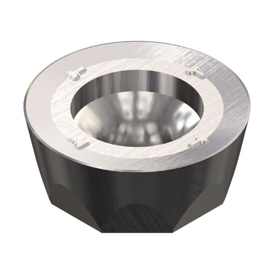 Picture of DAPRA RPMH33-T DMK153 Milling Insert Round 0.187 Corner Radius TiCN