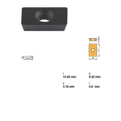 Picture of CANELA Tool ADMW150308FKM15 Milling Insert Paralelagram