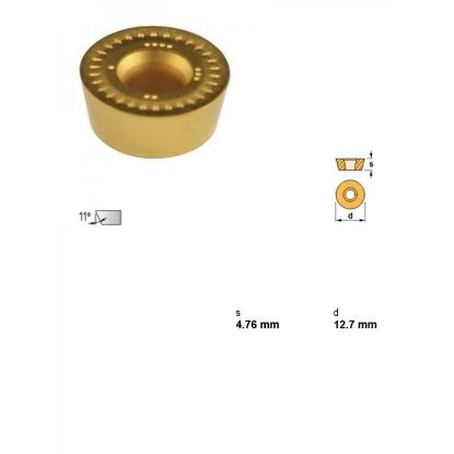 Picture of CANELA Tool RPMT1204M0TL40 Milling Insert Round TiAIN