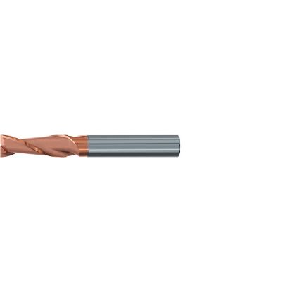 Picture of EMUGE 2514A.020 DIA 20MM SH 0.7874 LOC 2.7559 OAL 4.9606 End Mill Standard Flute Variable Helix Carbide TiAlN Single End Square Sharp TOP-Cut