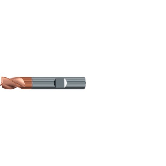Picture of EMUGE 2517A.020 DIA 20MM SH 0.7874 LOC 0.7874 OAL 3.6220 End Mill Standard Flute Variable Helix Carbide TiAlN Single End Square Sharp TOP-Cut