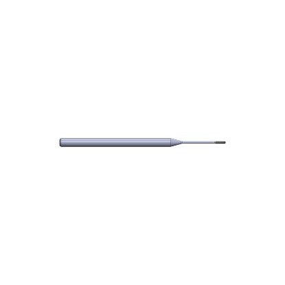 Picture of CRYSTALLUME P820-200924-1 End Mill Ball Nose High Helix Deep Cavity End Mill Ball End 0.031 Diameter 0.125 Shank 2.500 OAL 0.150 LOC4 Flute Diamond
