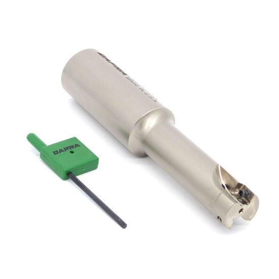 Picture of DAPRA SSEM0500-0625-R35-1 90.0°, End Mill 0.500 Cutter Diameter Weldon 0.625 Shank 2.750 OAL 1 Flute