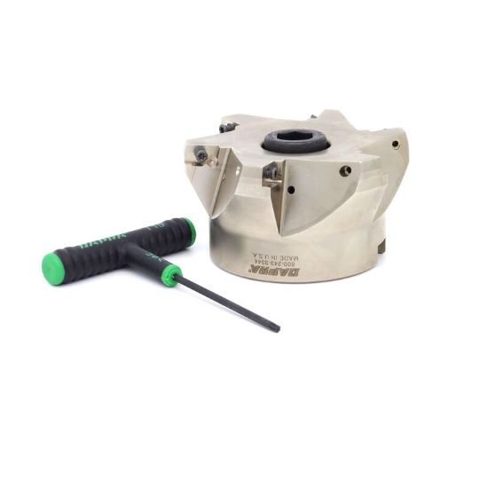 Picture of DAPRA BCSM4000-1500-R55-6 15.0°, Face Mill 4.000 Cutter Diameter Face Mill 1.500 Shank 2.250 OAL 6 Flute