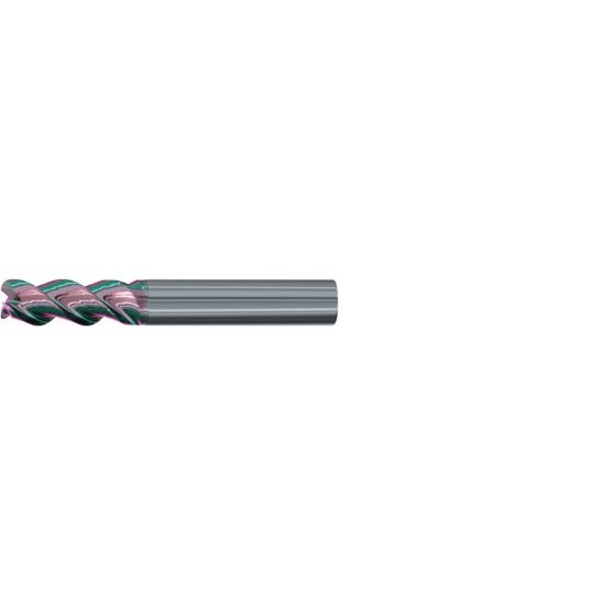 Picture of EMUGE 2546K.020020 DIA 20MM SH 0.7874 LOC 1.4961 OAL 4.0945 End Mill Standard Flute Variable Helix Carbide GLT Single End Corner Radius 0.0787 2.00MM Alu-Cut
