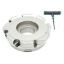 Picture of DAPRA TRSM632-200-R4-9 Button Cutter,Face Mill 6.320 Cutter Diameter Face Mill 2.000 Shank 2.000 OAL 9 Flute