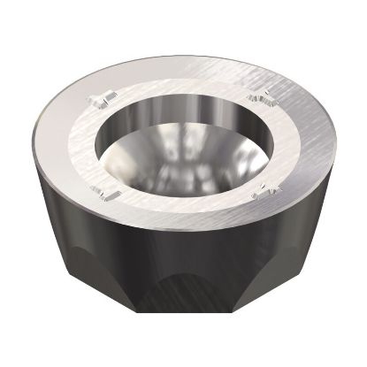 Picture of DAPRA RPMH33-T DMP25-HP Milling Insert Round 0.187 Corner Radius AlCrN