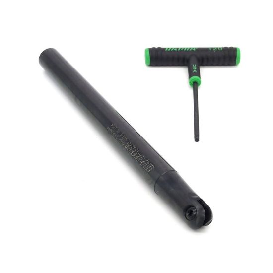 Picture of DAPRA SE-BNEM-0750-9000-SS Ball Mill,Back Draft 0.750 Cutter Diameter Weldon 0.750 Shank 9.000 OAL