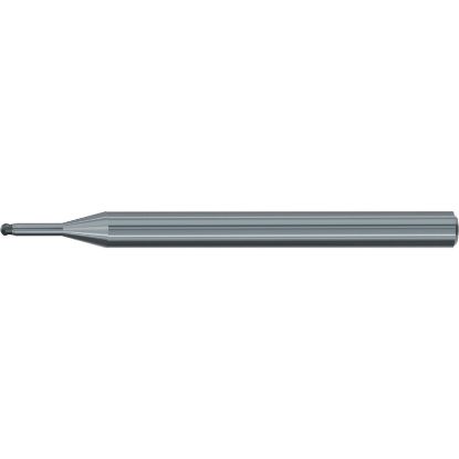 Picture of EMUGE 2620.2 DIA 2MM SH 0.2362 LOC 0.0512 OAL 1.9685 End Mill Standard Flute Standard Helix CBN Uncoated Single End Corner Radius 0.0394 1.00MM Micro