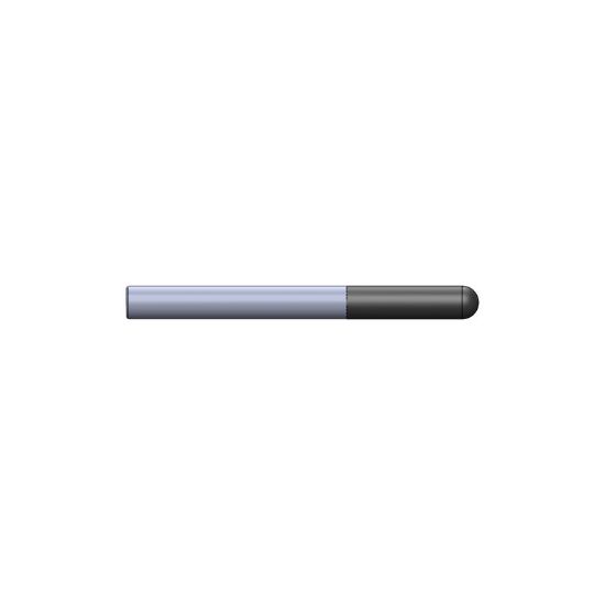 Picture of CRYSTALLUME P820-200094-1 End Mill Ball Nose High Helix Standard Diamond Ball End 0.375 Diameter 0.375 Shank 4.000 OAL 1.500 LOC4 Flute Diamond