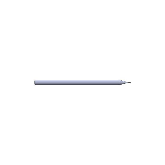 Picture of CRYSTALLUME P820-200683-1 End Mill Sharp High Helix Mold Makers Sharp End 0.015 Diameter 0.125 Shank 2.500 OAL 0.075 LOC2 Flute Diamond