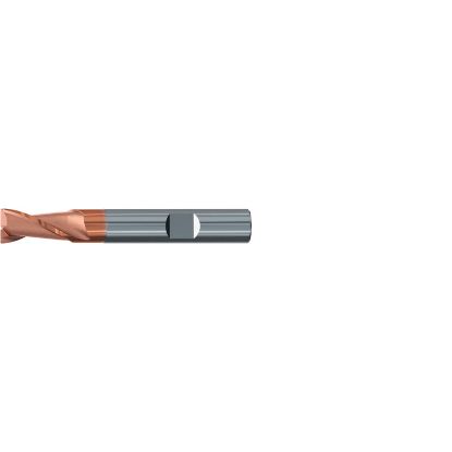 Picture of EMUGE 2513A.020 DIA 20MM SH 0.7874 LOC 1.9685 OAL 4.0945 End Mill Standard Flute Variable Helix Carbide TiAlN Single End Square Sharp TOP-Cut