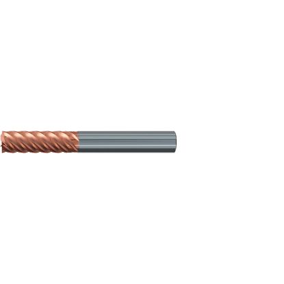 Picture of EMUGE 2524A.016 DIA 16MM SH 0.6299 LOC 1.8898 OAL 4.2520 End Mill Standard Flute Variable Helix Carbide TiAlN Single End Square Sharp TOP-Cut
