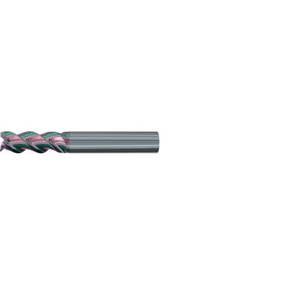 Picture of EMUGE 2544K.020 DIA 20MM SH 0.7874 LOC 5.5118 OAL 1.4961 End Mill Standard Flute Variable Helix Carbide GLT Single End 45.0° Chamfer Alu-Cut