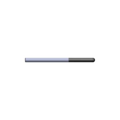 Picture of CRYSTALLUME P820-200020-1 End Mill Ball Nose High Helix Standard Diamond Ball End 0.187 Diameter 0.187 Shank 3.000 OAL 1.125 LOC4 Flute Diamond
