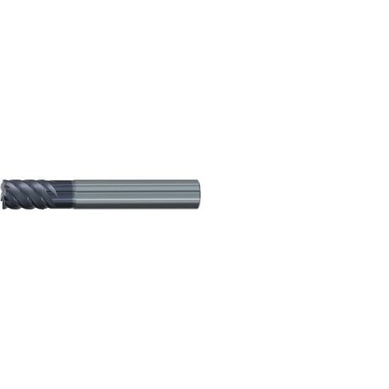 Picture of EMUGE 2813A.0750 DIA 3/4 SH 0.7500 LOC 0.8750 OAL 3.00 End Mill Standard Flute High Helix Carbide TiAlN Single End Corner Radius 0.0500 1.27MM Hard-Cut