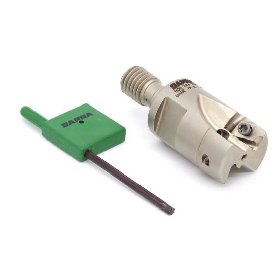 Picture of DAPRA DSSEM-1000-MOD-D45-2C 90.0°, End Mill 1.000 Cutter Diameter Screw On M12 Shank 2 Flute