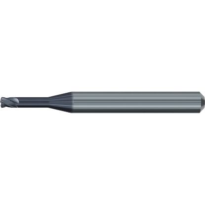 Picture of EMUGE 2636AZ.300614 DIA 3MM SH 0.2362 LOC 0.5510 OAL 2.2441 End Mill Corner Radius Carbide TiAlN Single End Corner Radius 0.0157 0.40MM Dental Mills
