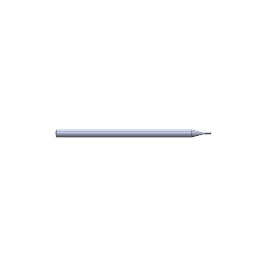 Picture of CRYSTALLUME P820-200338-1 End Mill Ball Nose High Helix Mold Makers Sharp End 0.019 Diameter 0.118 Shank 2.440 OAL 0.098 LOC2 Flute Diamond
