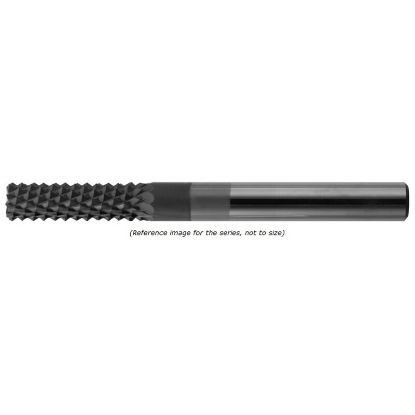 Picture of CRYSTALLUME P820-201485-1 End Mill Sharp High Helix Graphite Rougher Sharp End 0.500 Diameter 0.500 Shank 1.750 OAL 0.500 LOC4 Flute Diamond