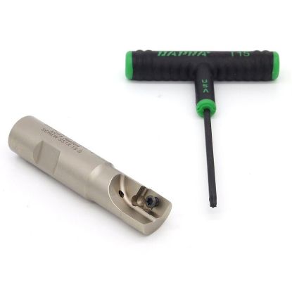 Picture of DAPRA SSEM0750-0750-R55-1 90.0°, End Mill 0.750 Cutter Diameter Weldon 0.750 Shank 3.490 OAL 1 Flute