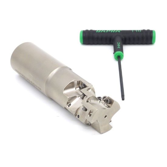 Picture of DAPRA HREM1250-1250-R45-3-150 90.0°, Corn Cob 1.250 Cutter Diameter Weldon 1.250 Shank 4.830 OAL 12 Flute