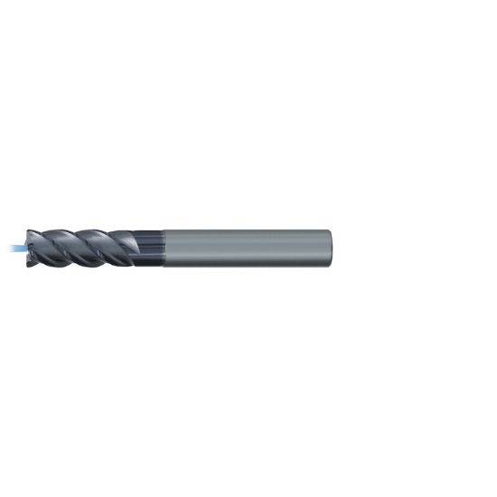 Picture of EMUGE 2650AZ.016 DIA 16MM SH 0.6299 LOC 1.2598 OAL 4.2520 End Mill Standard Flute Coolant High Helix Carbide TiAlN Single End Square Sharp TiNox-Cut