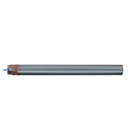 Picture of EMUGE 2678AZ.119010 DIA 19MM SH 0.7874 LOC 0.1378 OAL 4.2520 End Mill Taper Flute Carbide TiAlN Single End Corner Radius 0.0394 1.00MM Turbine Program