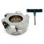 Picture of DAPRA TRSM443-150-R5-6 Button Cutter,Face Mill 4.430 Cutter Diameter Face Mill 1.500 Shank 2.000 OAL 6 Flute