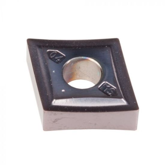 Picture of DORIAN CNGG432-SEM-DUP35RT Turning Insert 80.0° 0.031 Corner Radius Carbide TiAIN + WC + C