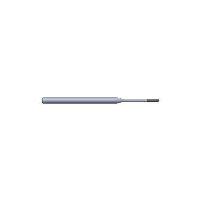 Picture of CRYSTALLUME P820-200930-1 End Mill Ball Nose High Helix Deep Cavity End Mill Ball End 0.046 Diameter 0.125 Shank 2.500 OAL 0.250 LOC4 Flute Diamond