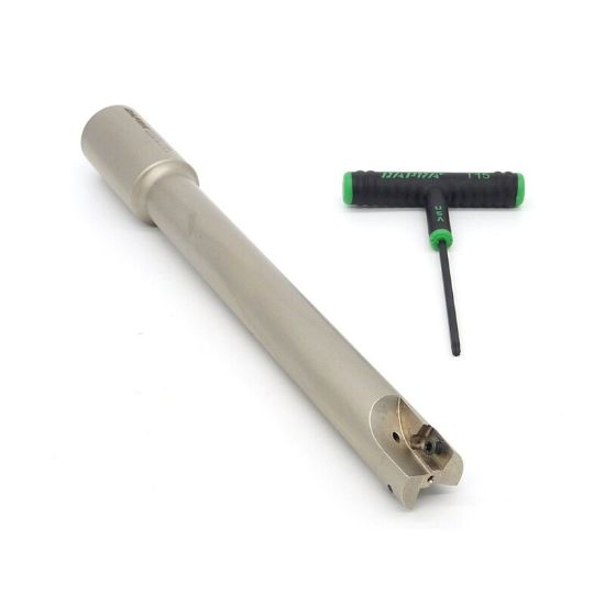 Picture of DAPRA CC-SSER1000-8000-R55-2 90.0°, End Mill 1.000 Cutter Diameter Weldon 1.250 Shank 10.28 OAL 2 Flute