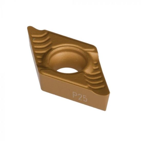 Picture of DORIAN DCGT32.51-UEXL-DPC35RT Turning Insert 55.0° 0.015 Corner Radius Carbide Al2O3 + TiCN + Al2O3 + TiCN