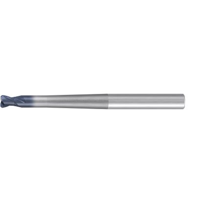 Picture of EMUGE 1983A.01216 DIA 12MM SH 0.6299 LOC 0.3937 OAL 7.8740 End Mill Torus Standard Helix Carbide TiAlN Single End Corner Radius 0.1575 4.00MM Hard-Cut