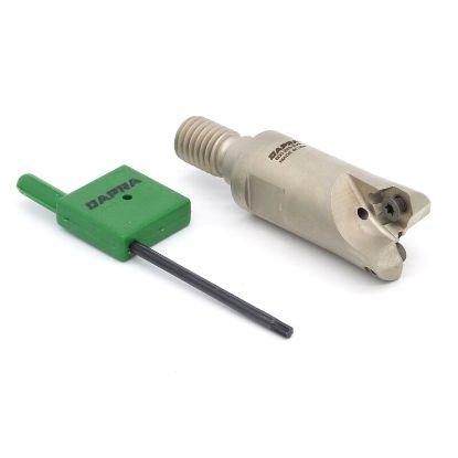 Picture of DAPRA HFEM075-MOD-R2-2C Feed Mill 0.750 Cutter Diameter Screw On M10 Shank 2.275 OAL 2 Flute
